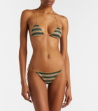 Oséree Lumière striped bikini