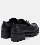 Christian Louboutin CL Moc Lug leather loafers