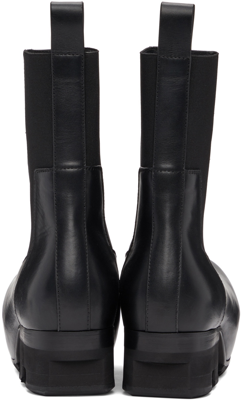 Rick Owens Black Beatle Ballast Boots Rick Owens