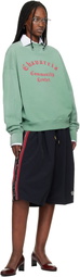 WILLY CHAVARRIA Green 'Chavarria Community Center' Standard Sweatshirt