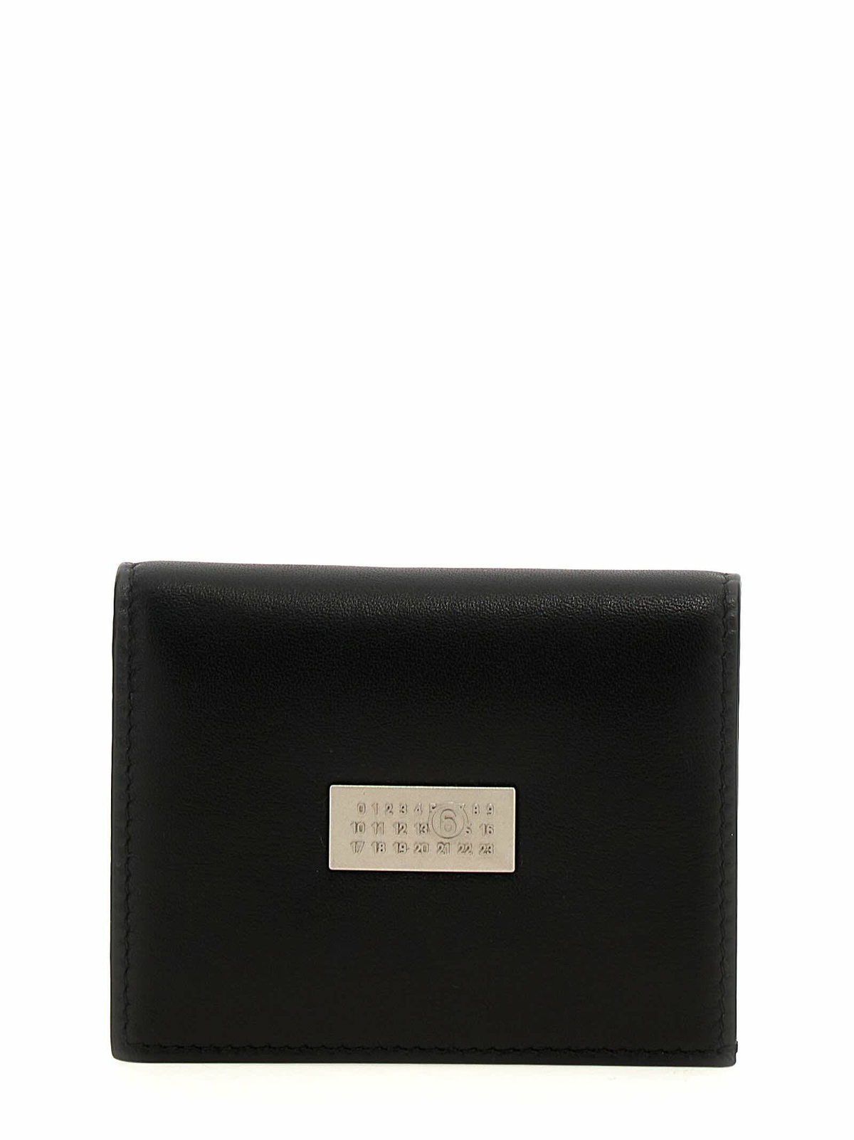 MM6 Maison Margiela Black Origami 6 Wallet MM6 Maison Margiela