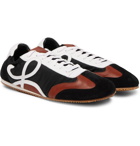 Loewe - Leather and Suede-Trimmed Nylon Sneakers - Black