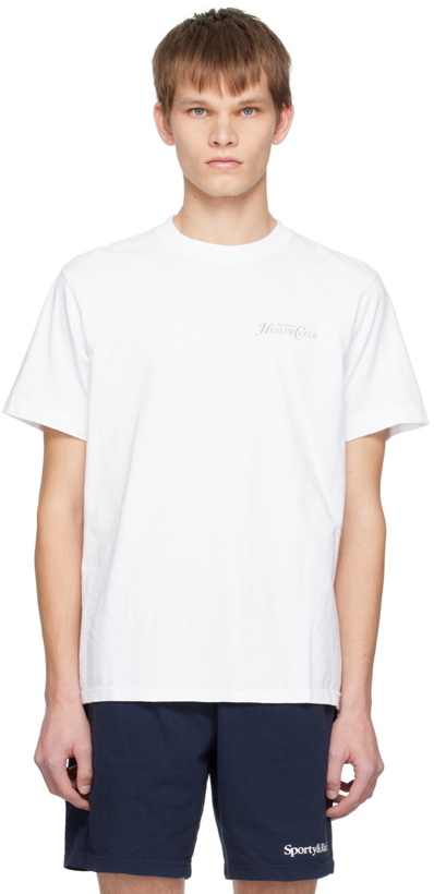 Photo: Sporty & Rich White Rizzoli T-Shirt