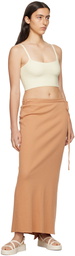 LESET Off-White Grace Tank Top