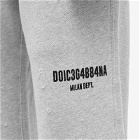 Dolce & Gabbana Men's Catwalk Oversized Jogger in Grey Marl