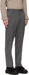 Solid Homme Gray Set Up Trousers