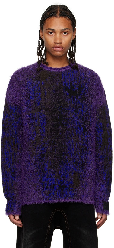 Photo: Y/Project Purple Graphic Sweater