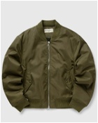 Officine Générale Winnie Bomber Itl Ny Twill Wr Outerwear Green - Mens - Bomber Jackets