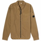 C.P. Company Men's Arm Lens Overshirt in Butternut