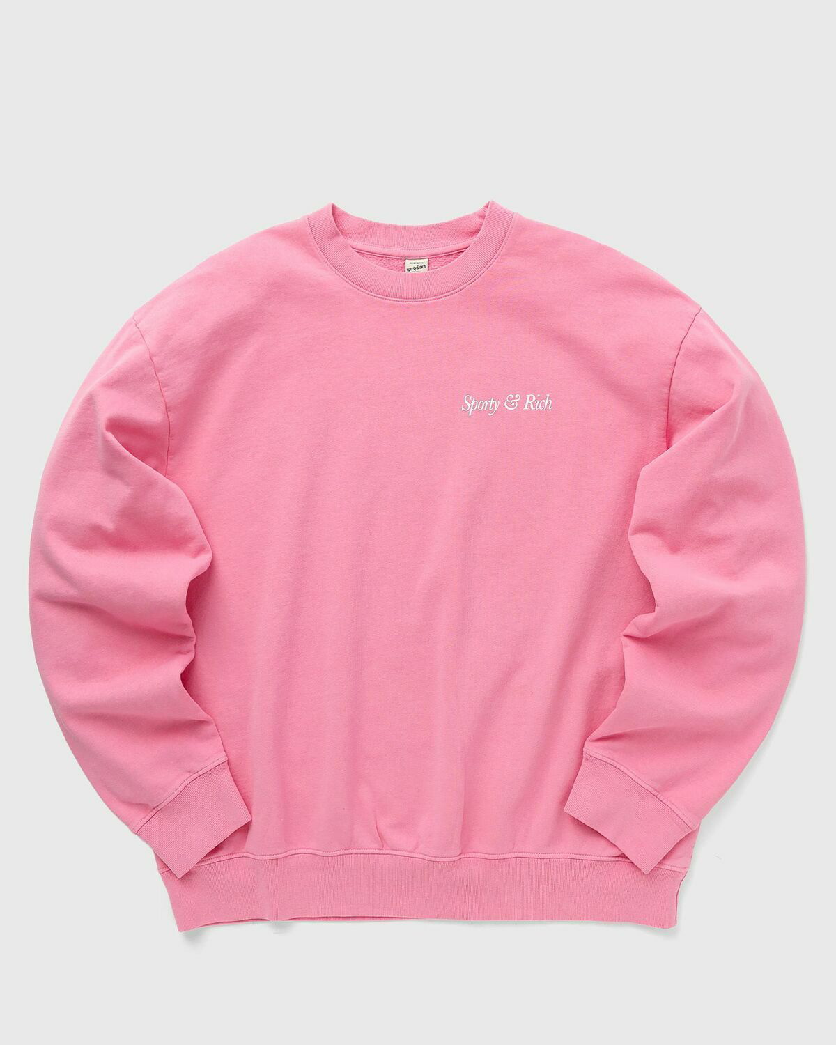 Sporty & Rich Hwcny Crewneck Pink - Mens - Sweatshirts Sporty & Rich