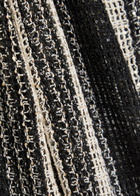 Missoni Striped Slim-leg Open-knit Beach Trousers White And Black