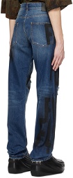 1017 ALYX 9SM Blue Mark Flood Edition Jeans