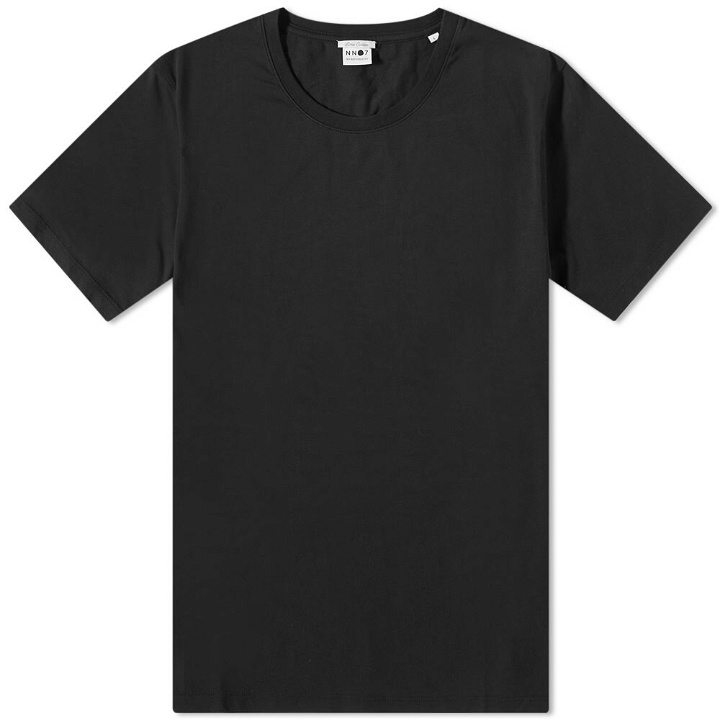 Photo: NN07 Men's Pima T-Shirt in Black