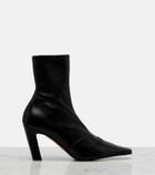 Khaite Nevada leather ankle boots