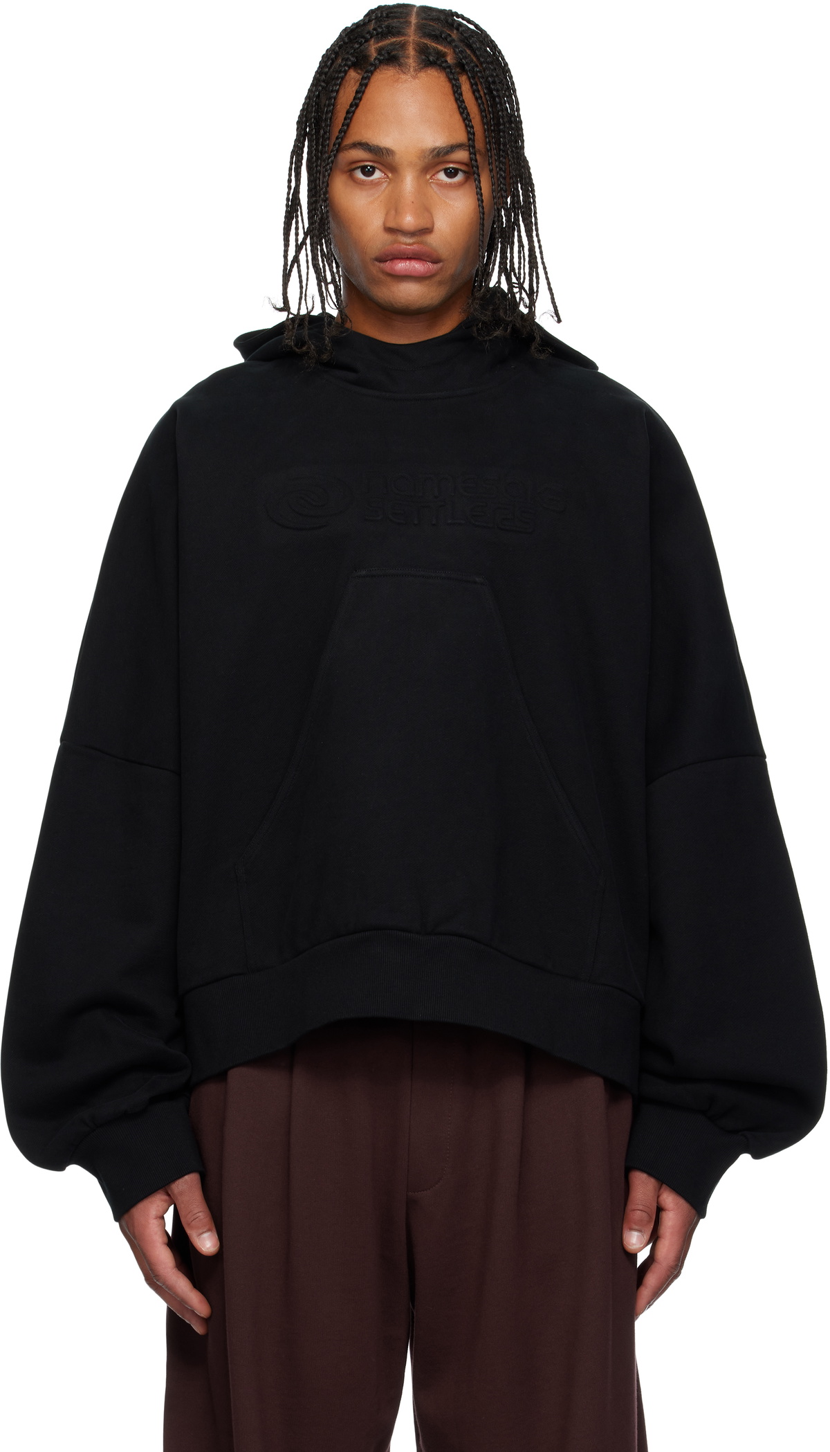 NAMESAKE Black Ellis Hoodie NAMESAKE
