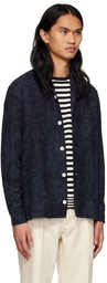 DOPPIAA Navy Cotton Jacket