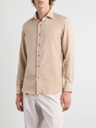Caruso - Cotton and Cashmere-Blend Shirt - Neutrals