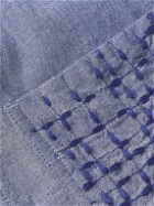 SMR Days - Arpoador Embroidered Cotton-Chambray Jacket - Blue