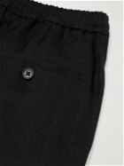 Ralph Lauren Purple label - Straight-Leg Linen Trousers - Black