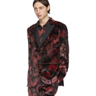 Paul Smith Red and Black Floral Goliath Suit