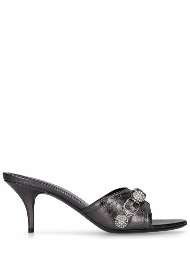 Photo: BALENCIAGA 50mm Cagole Leather Sandals