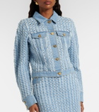 Nina Ricci Striped denim jacket