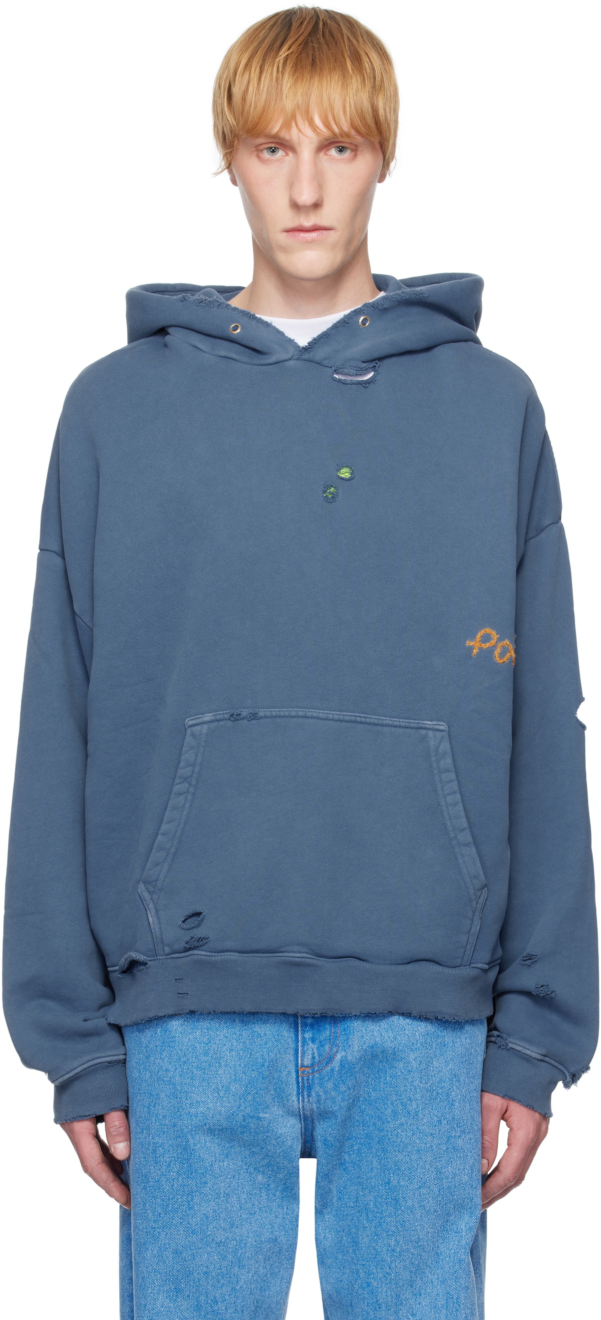 PALY Navy 'Paly' Blank Hoodie