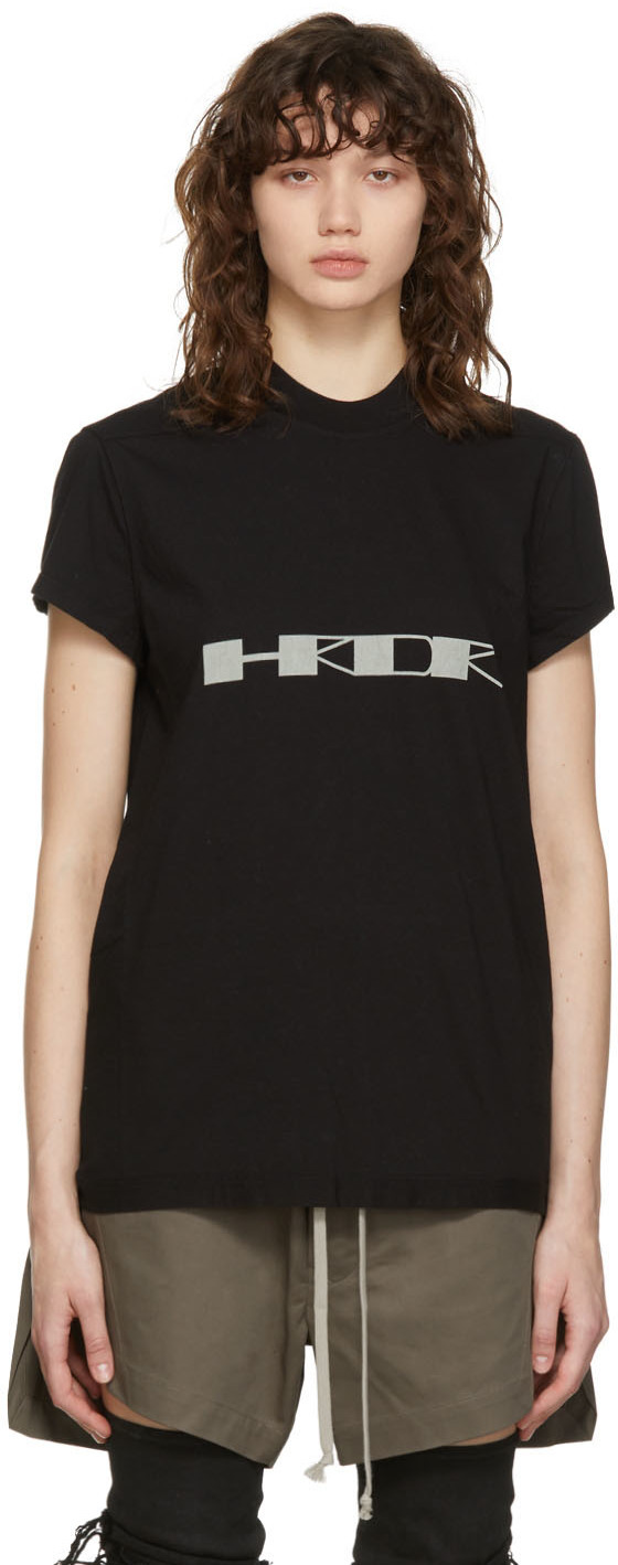 Rick Owens Drkshdw Black Small Level T-Shirt Rick Owens Drkshdw