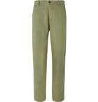 YMC - Duke Cotton and Linen-Blend Trousers - Green
