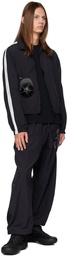 JW Anderson Black Twisted Cargo Pants