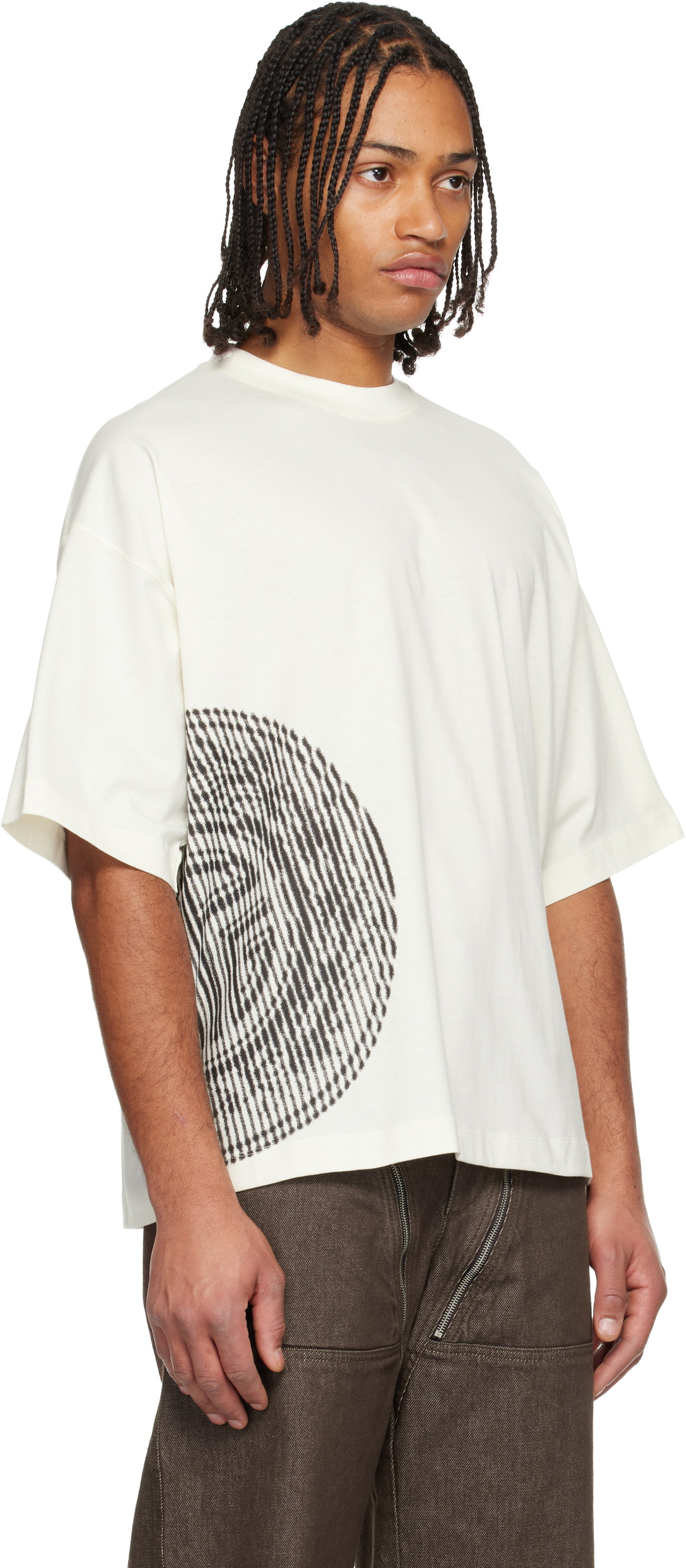 Jean Paul Gaultier Off-White 'JPG' Laurier Stamp T-shirt
