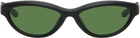 JACQUEMUS Black 'The Curvo' Sunglasses