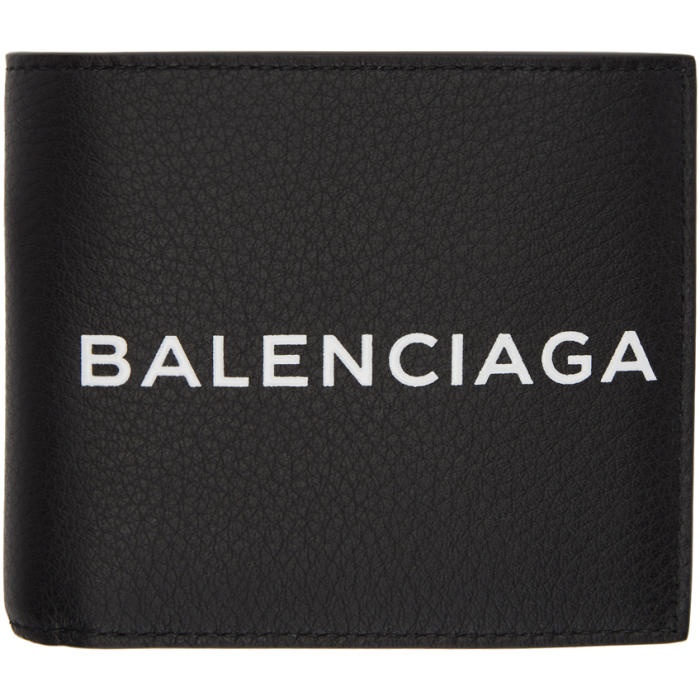 Photo: Balenciaga Black Logo Wallet