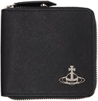 Vivienne Westwood Black Rounded Square Wallet