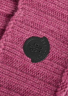 Moncler Logo-appliquéd Wool and Cashmere-blend Collar - Dark Pink - One Size