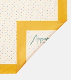 Valentino Polka-dot silk twill scarf