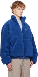 Balenciaga Blue Zip-Up Jacket