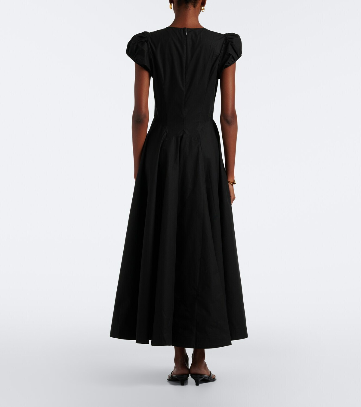 Dôen Rivelle cotton poplin midi dress