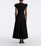 Dôen Rivelle cotton poplin midi dress