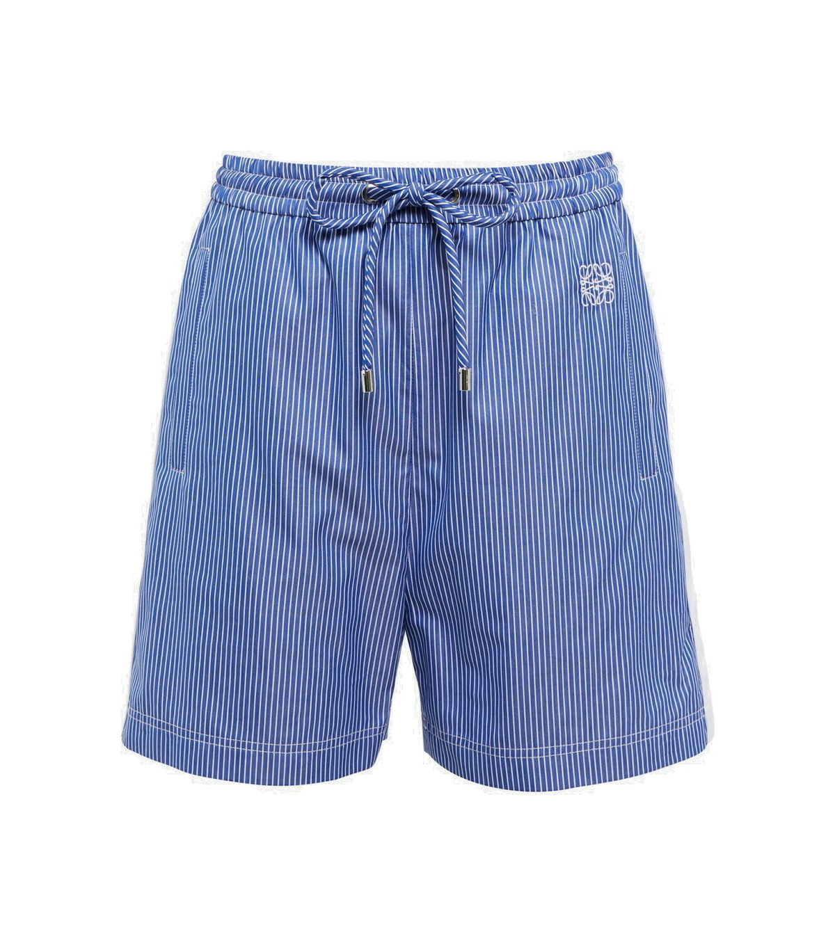 【関税&送料込】Loewe Shorts Loewe Anagram Long Denim Shorts | Neiman Marcus