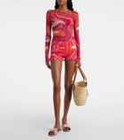 Pucci Iride ruffled shorts