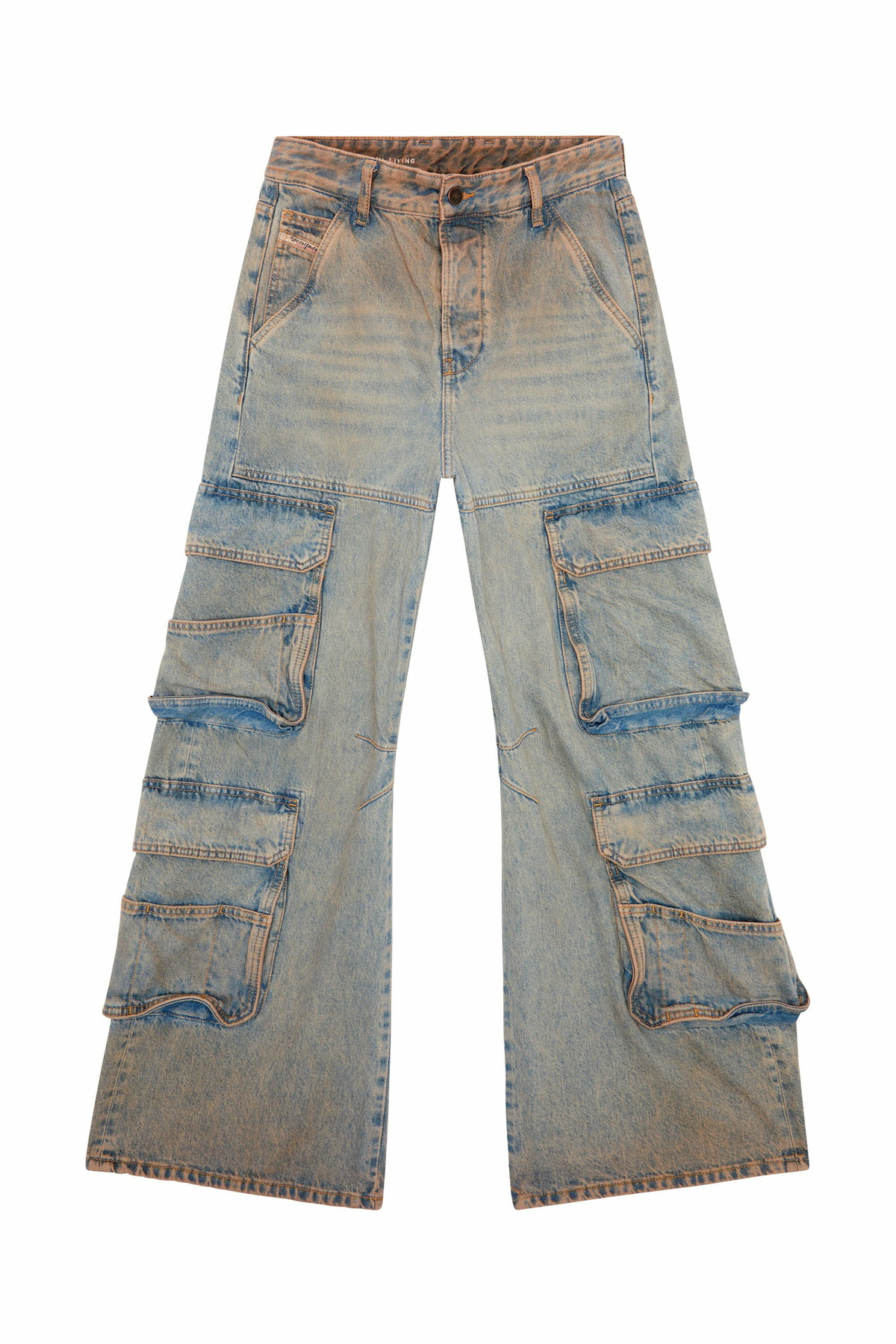Diesel Relaxed Jeans - 1996 D-Sire - Jeans Womens in Blue Diesel