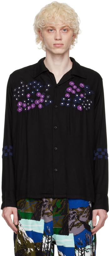 Photo: NOMA t.d. Black Embroidered Shirt
