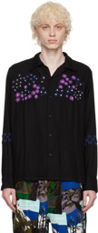 NOMA t.d. Black Embroidered Shirt