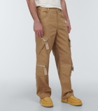 Jacquemus Le Cargo Marrone cotton pants