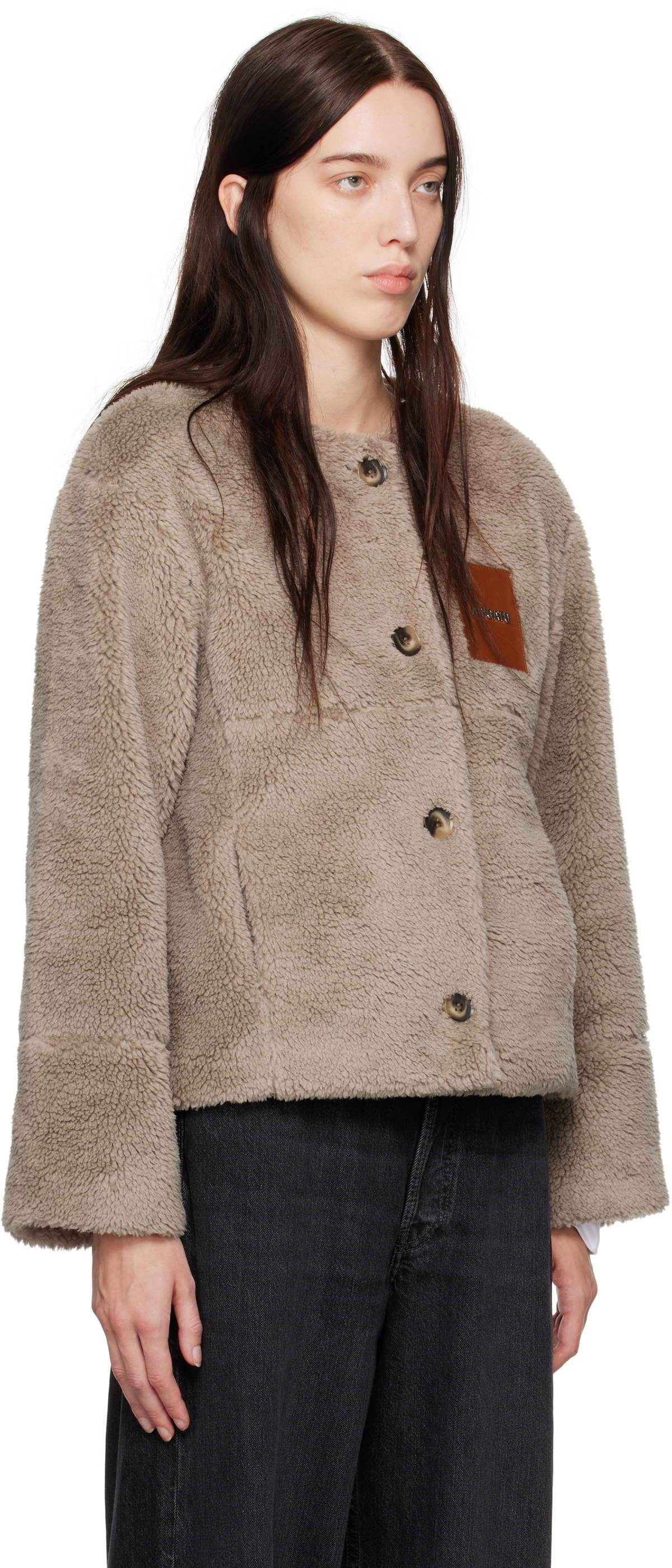Axel Arigato Taupe Ava Jacket