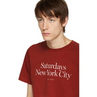 Saturdays NYC Red Miller Standard T-Shirt