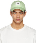 Y-3 Green Square Label Cap