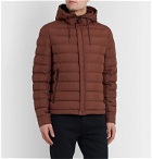 Ermenegildo Zegna - Quilted Shell Hooded Down Jacket - Red