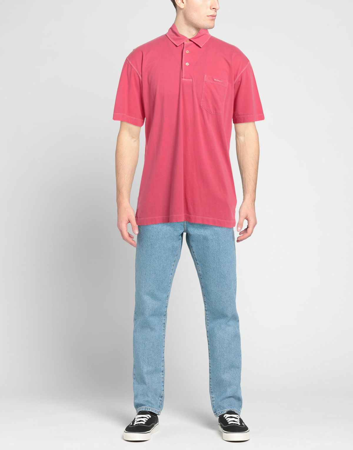 Gant Mens Polo shirt in Magenta